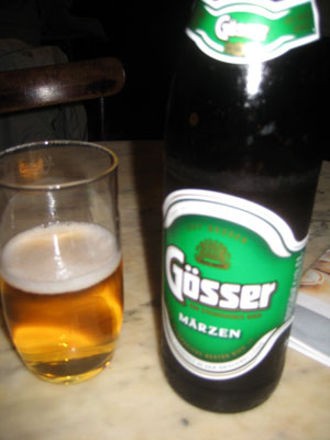 最古のカフェ --> ハヴェルカでビール