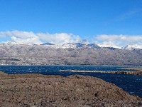 パグ島へ渡る橋のたもと