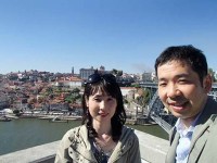 ドン・ルイス1世橋の前にて