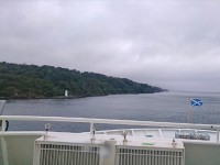 アイラ島を目指すフェリー