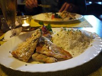 「エレファンテン」のお魚料理