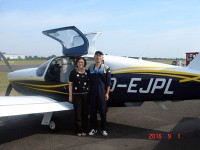再び軽飛行機でニュル上空遊覧へ