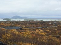 ミーヴァトン東に広がる溶岩原