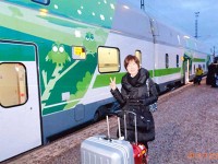 フクロウ側　降車