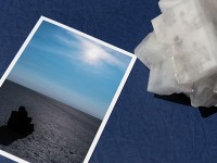 思い出を重ねて － 塩の結晶はおみやげにドライバーが採ってくれました。