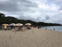 ホテルのビーチは、まるで伊豆