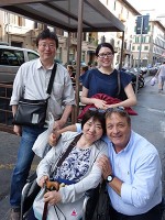運転手のステファーノさんと