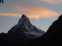 マッターホルンの夕景