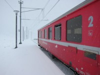 ベルニナ・ディアボレッツァ駅を降りると