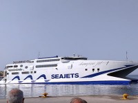 ミコノス島 → サントリーニ島 ：フェリー