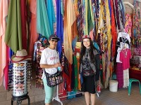 トルファンのカレーズの土産物屋
