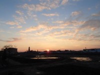 ヒヴァの夕日