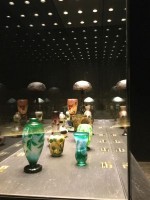 ナンシー美術館のガラス工芸品