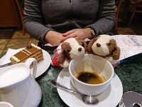 EKBERYでのお茶のひと時