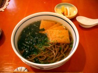 日本料理　江戸のきつねそば