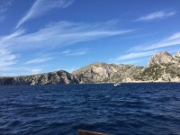 広いな～　地中海！