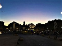 夜のFontain de la Rotonde