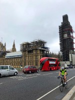 ビッグベン工事中　残念！
