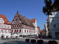 The house with stork nest