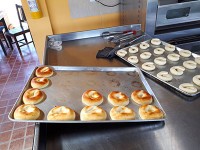 パンデケソが焼きあがった