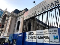 地下鉄工事現場