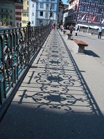 ルツェルン橋＝影がとても美しい