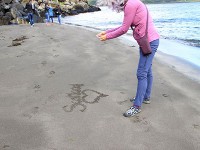 Staffin Beachにて