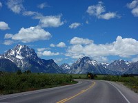 Jackson Lake JCTからTeton Range
