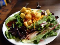 Canyonでの食事サラダ
