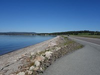 Yellowstone lake湖畔