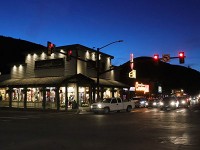 Jackson Hole街の夜景（２）