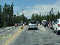 Yellowstone National Parkの南Gate