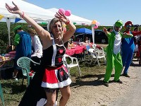 メドックマラソン応援仮装：30キロ付近