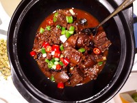 地鶏の煮込み鍋