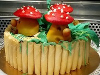 きのこのケーキ