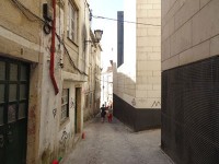 コインブラの迷路のような街角