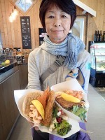 豪華なサンドイッチ