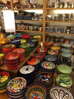 バルセロナ路地の食器屋さん