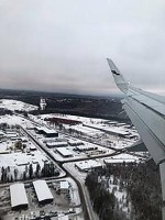 飛行機から