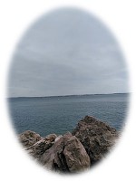 アドリア海が目の前に広がる