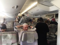 エコノミーなのに座席広い！飛行機がクルーザーのように豪華！