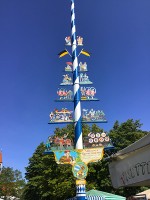 この写真は広場にあるマイバウム。これが見たかった！