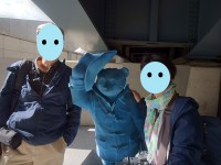 運河沿いでパディントンにご挨拶