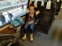 ゴールデンパスライン 車内の状況 二階建て車両の車内 1等