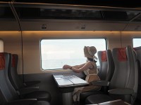 列車にて