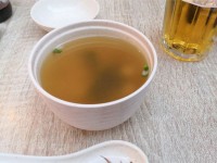 お通し？の味噌が薄いmiso-soup