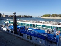 アルルを流れるローヌ川