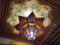 イスラム装飾がきれいなレストラン