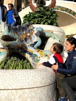 グエル公園のトカゲ