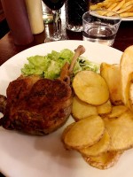 パリでのランチ　鴨のコンフィ